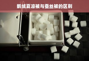 鹅绒夏凉被与蚕丝被的区别