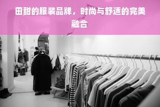 田甜的服装品牌，时尚与舒适的完美融合