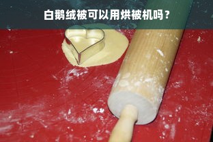 白鹅绒被可以用烘被机吗？