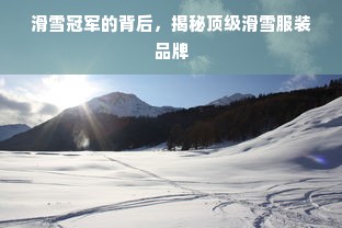 滑雪冠军的背后，揭秘顶级滑雪服装品牌