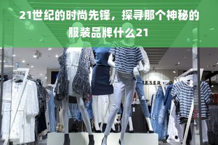 21世纪的时尚先锋，探寻那个神秘的服装品牌什么21