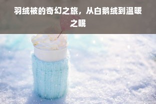 羽绒被的奇幻之旅，从白鹅绒到温暖之眠