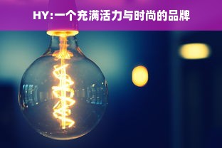 HY:一个充满活力与时尚的品牌