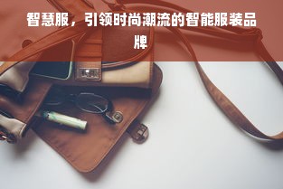 智慧服，引领时尚潮流的智能服装品牌