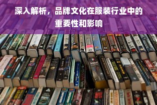 深入解析，品牌文化在服装行业中的重要性和影响