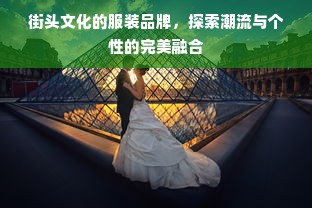 街头文化的服装品牌，探索潮流与个性的完美融合