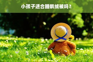 小孩子适合睡鹅绒被吗？