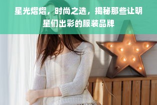 星光熠熠，时尚之选，揭秘那些让明星们出彩的服装品牌