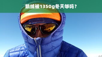 鹅绒被1350g冬天够吗？