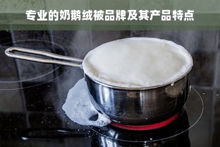 专业的奶鹅绒被品牌及其产品特点