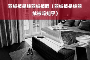 羽绒被是纯羽绒被吗（羽绒被是纯羽绒被吗知乎）