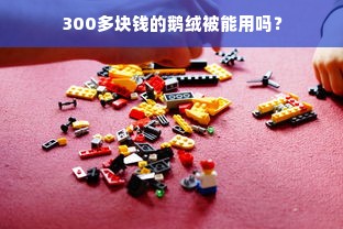 300多块钱的鹅绒被能用吗？