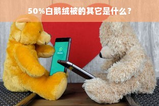 50%白鹅绒被的其它是什么？