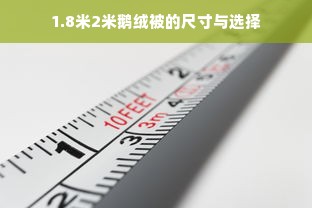 1.8米2米鹅绒被的尺寸与选择