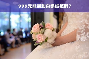 999元能买到白鹅绒被吗？