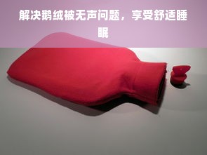 解决鹅绒被无声问题，享受舒适睡眠