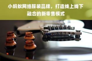 小蚂蚁网络服装品牌，打造线上线下融合的新零售模式