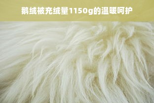 鹅绒被充绒量1150g的温暖呵护