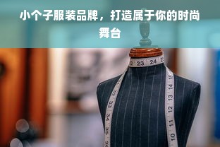 小个子服装品牌，打造属于你的时尚舞台