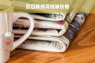 百日鹅绒羽绒被价格