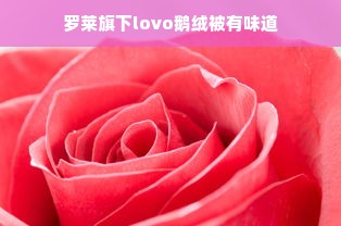 罗莱旗下lovo鹅绒被有味道