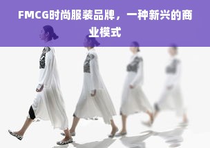 FMCG时尚服装品牌，一种新兴的商业模式