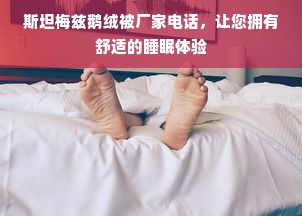 斯坦梅兹鹅绒被厂家电话，让您拥有舒适的睡眠体验