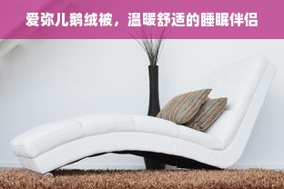 爱弥儿鹅绒被，温暖舒适的睡眠伴侣