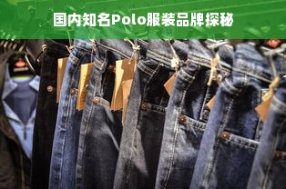 国内知名Polo服装品牌探秘