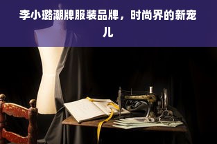 李小璐潮牌服装品牌，时尚界的新宠儿