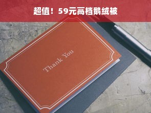 超值！59元高档鹅绒被