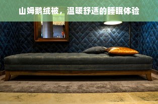 山姆鹅绒被，温暖舒适的睡眠体验