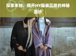 探索未知，揭开HY服装品牌的神秘面纱