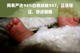 网易严选95%白鹅绒被957，品质保证，舒适睡眠