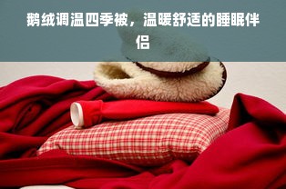 鹅绒调温四季被，温暖舒适的睡眠伴侣