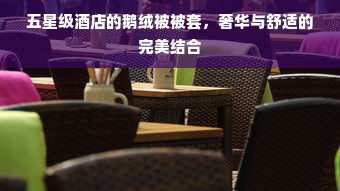 五星级酒店的鹅绒被被套，奢华与舒适的完美结合