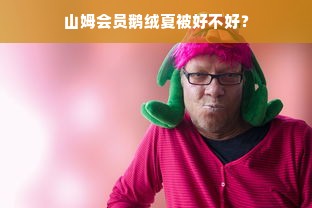 山姆会员鹅绒夏被好不好？