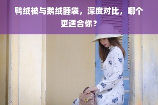 鸭绒被与鹅绒睡袋，深度对比，哪个更适合你？