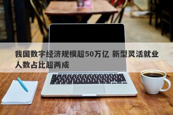 我国数字经济规模超50万亿 新型灵活就业人数占比超两成